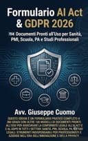 Copertina: Formulario AI Act & GDPR 2026